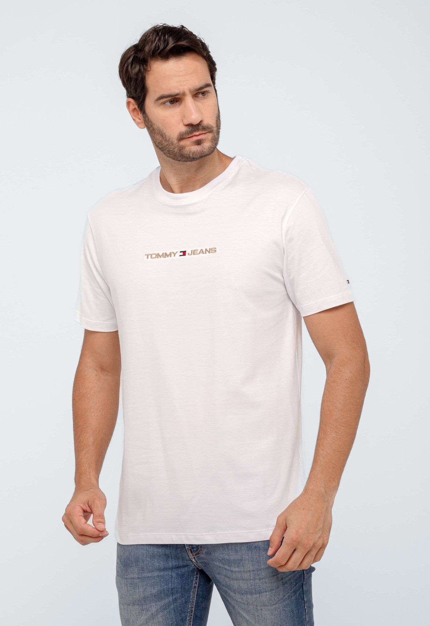Camiseta Tommy Hilfiger Jeans Logo Central - Henri Store