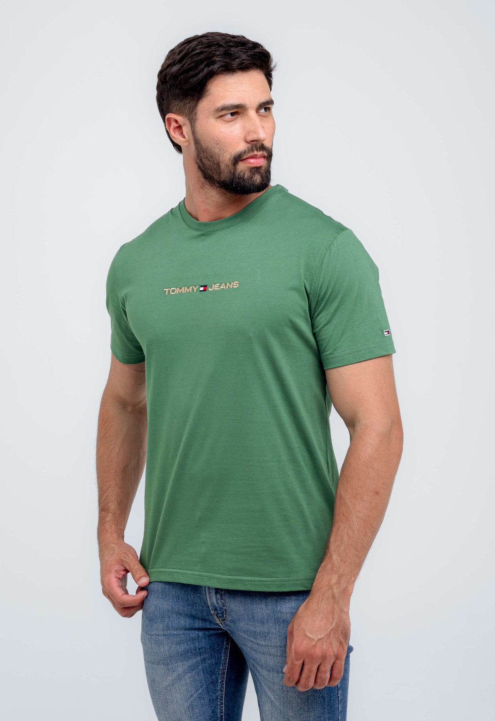 Camiseta Tommy Hilfiger Jeans Logo Central - Henri Store