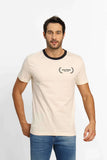 Camiseta Tommy Hilfiger Laurel Tipped Tee Off White - Henri Store