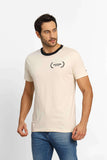 Camiseta Tommy Hilfiger Laurel Tipped Tee Off White - Henri Store