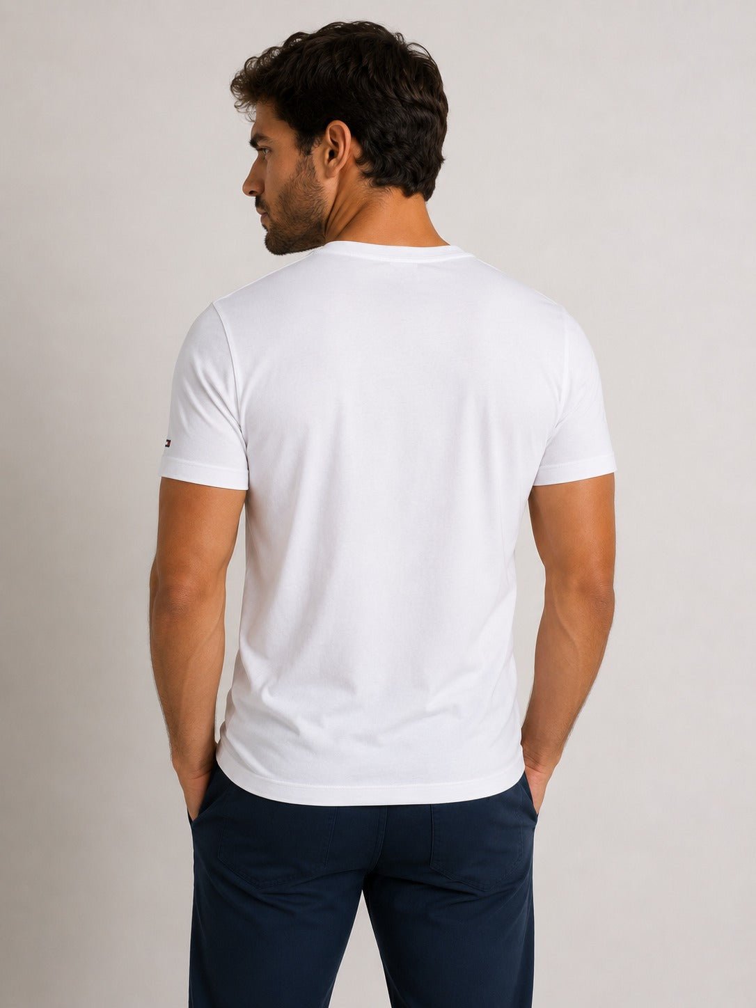 Camiseta Tommy Hilfiger List Branca - Henri Store