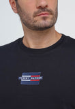 Camiseta Tommy Hilfiger Logo Central Bordado - Henri Store