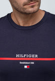 Camiseta Tommy Hilfiger Logo Central Established - Henri Store