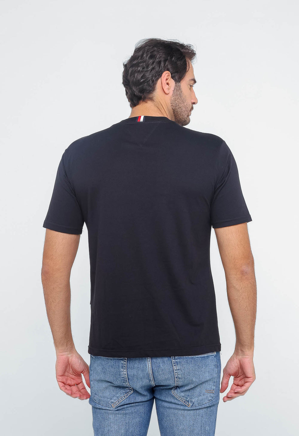Camiseta Tommy Hilfiger Logo Central MCMLXXXV - Henri Store