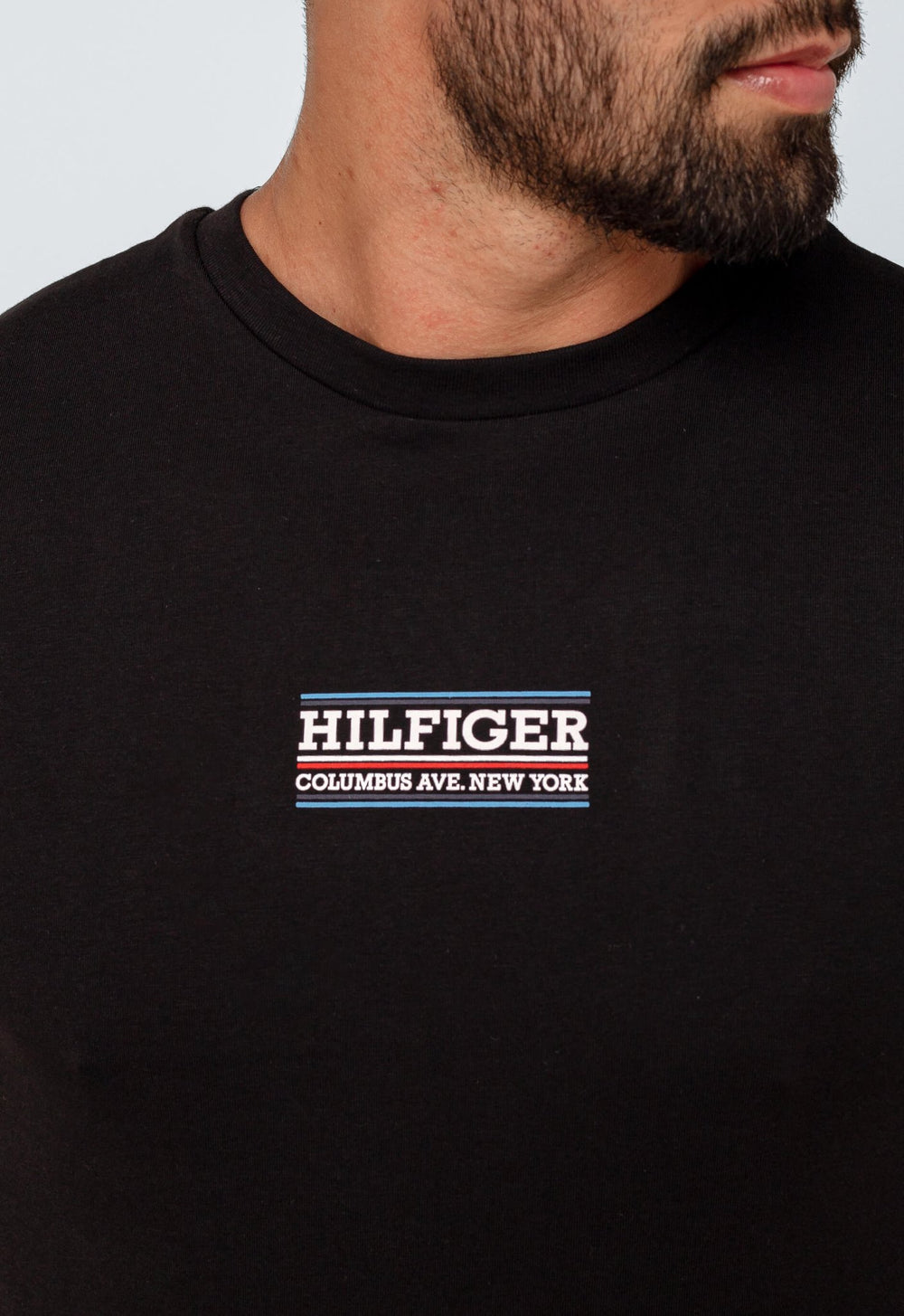 Camiseta Tommy Hilfiger Logo Central Small - Henri Store