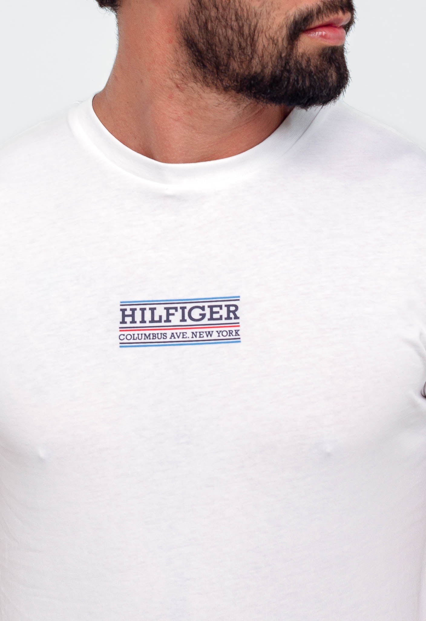 Camiseta Tommy Hilfiger Logo Central Small - Henri Store