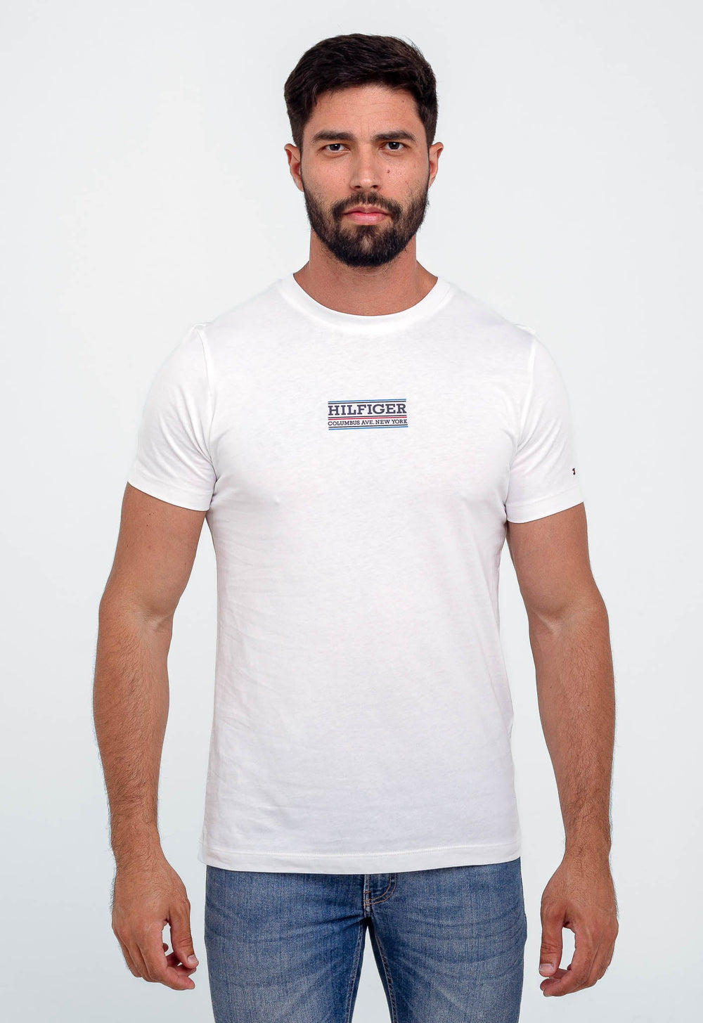 Camiseta Tommy Hilfiger Logo Central Small - Henri Store