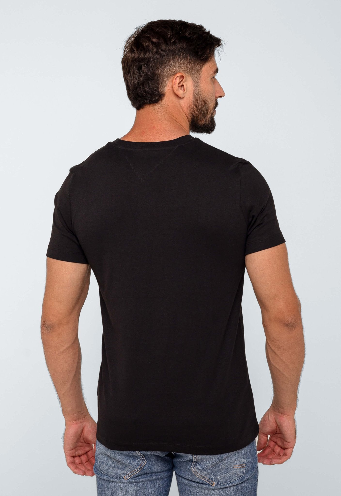 Camiseta Tommy Hilfiger Logo Central Small - Henri Store