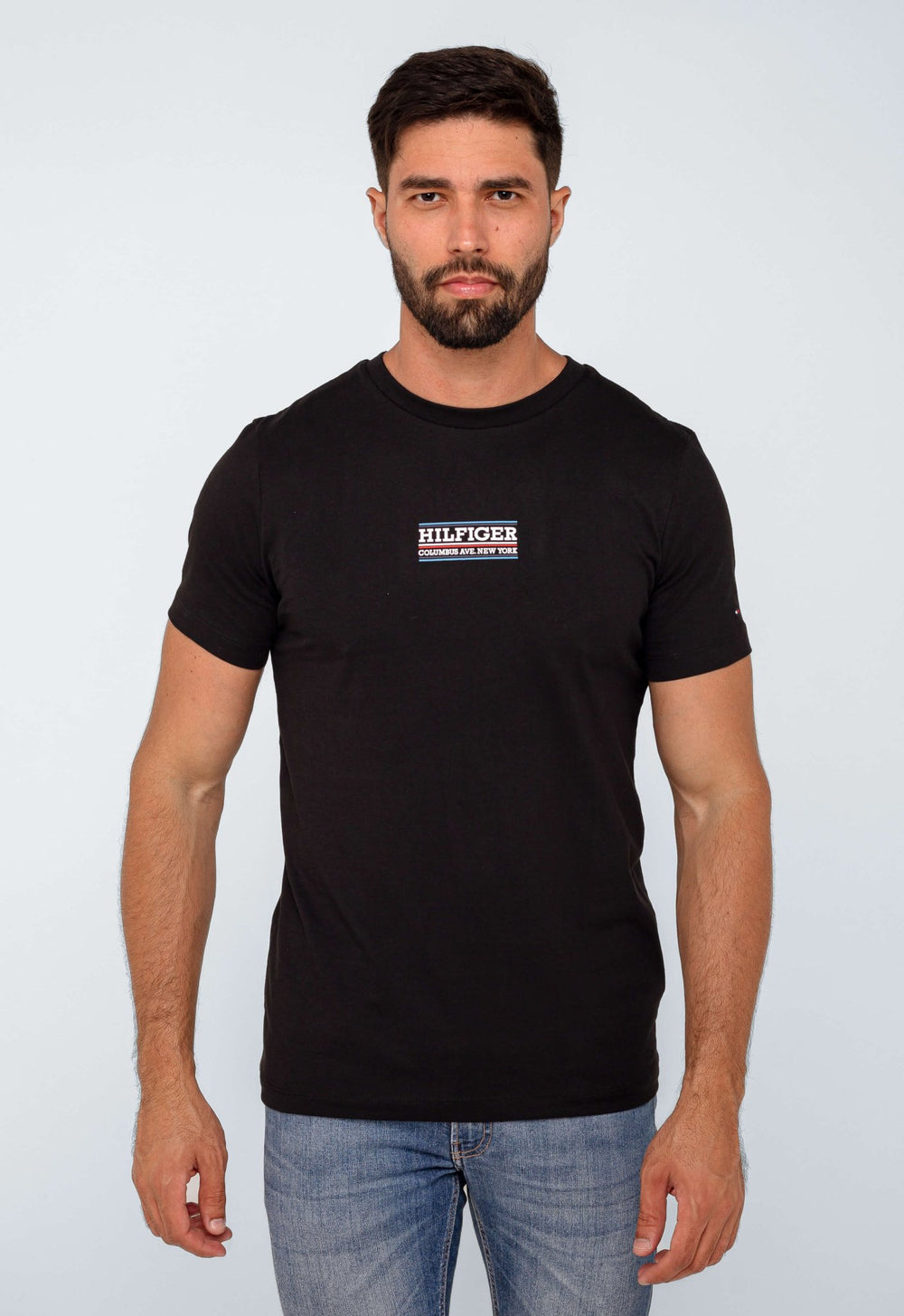 Camiseta Tommy Hilfiger Logo Central Small - Henri Store