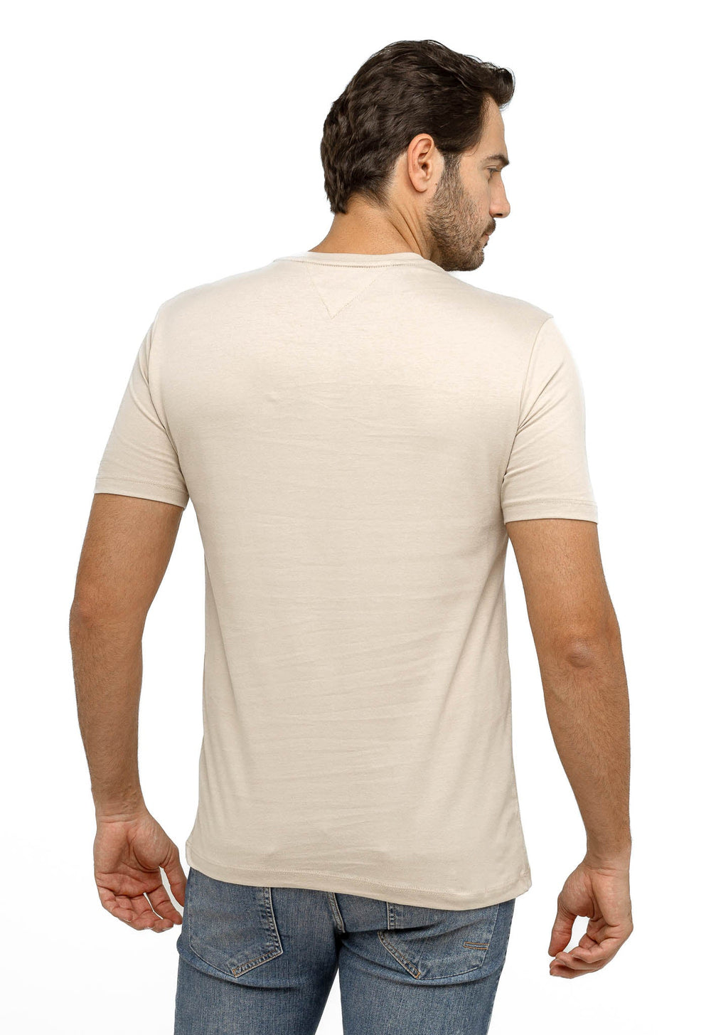 Camiseta Tommy Hilfiger Logo Central Tee - LIVE - Henri Store