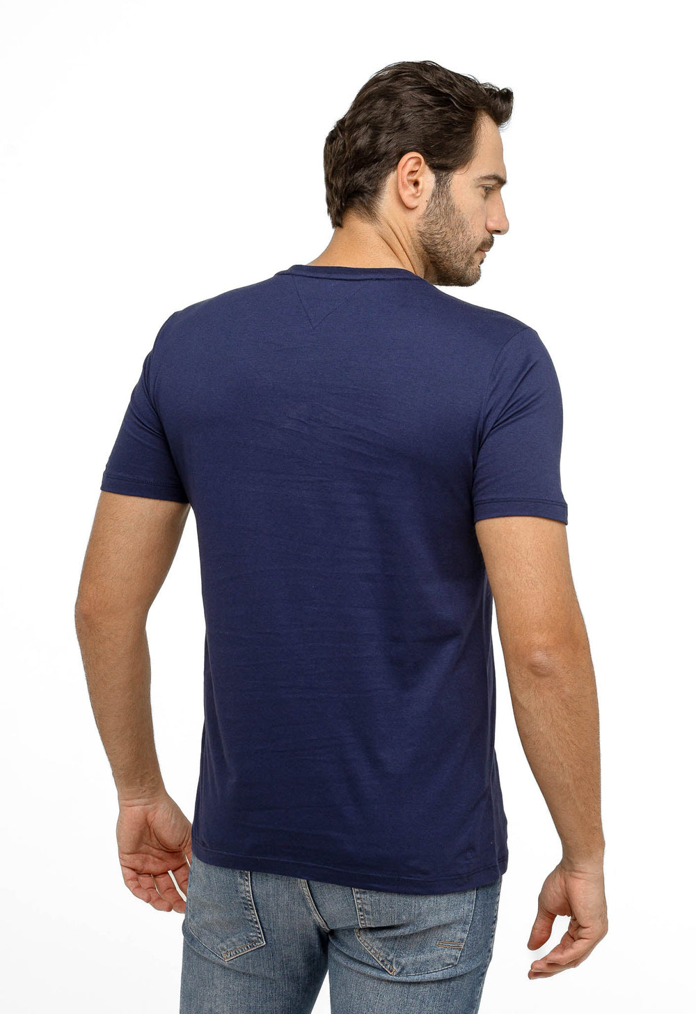 Camiseta Tommy Hilfiger Logo Central Tee - LIVE - Henri Store