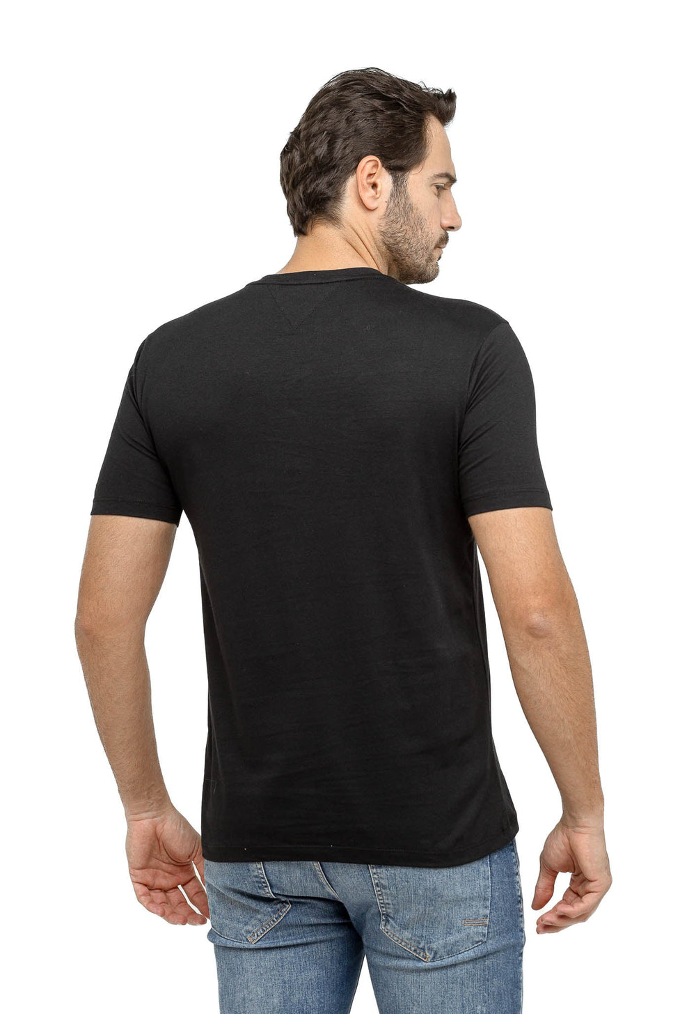 Camiseta Tommy Hilfiger Logo Central Tee - LIVE - Henri Store