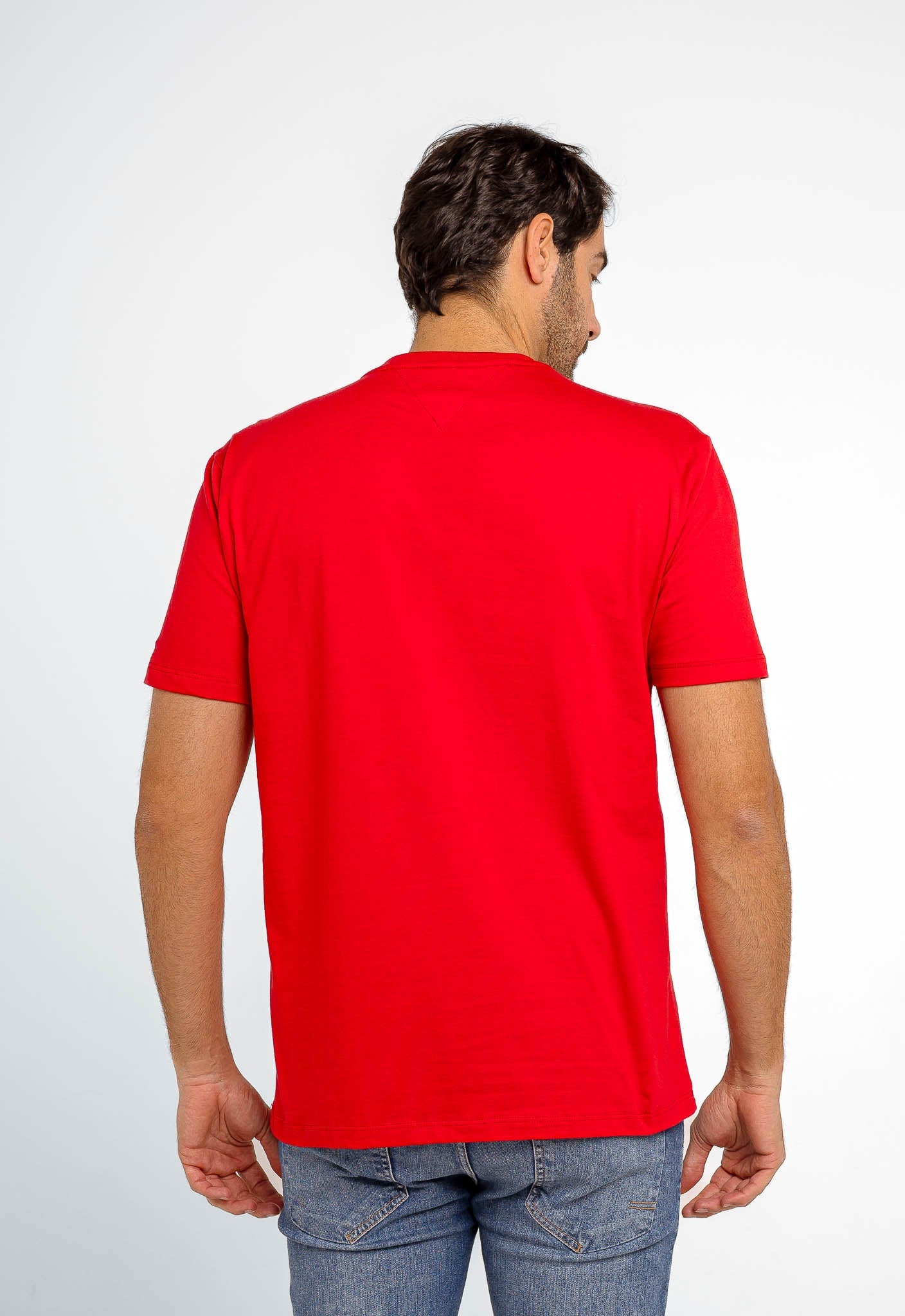 Camiseta Tommy Hilfiger Logo Central Tee - LIVE - Henri Store