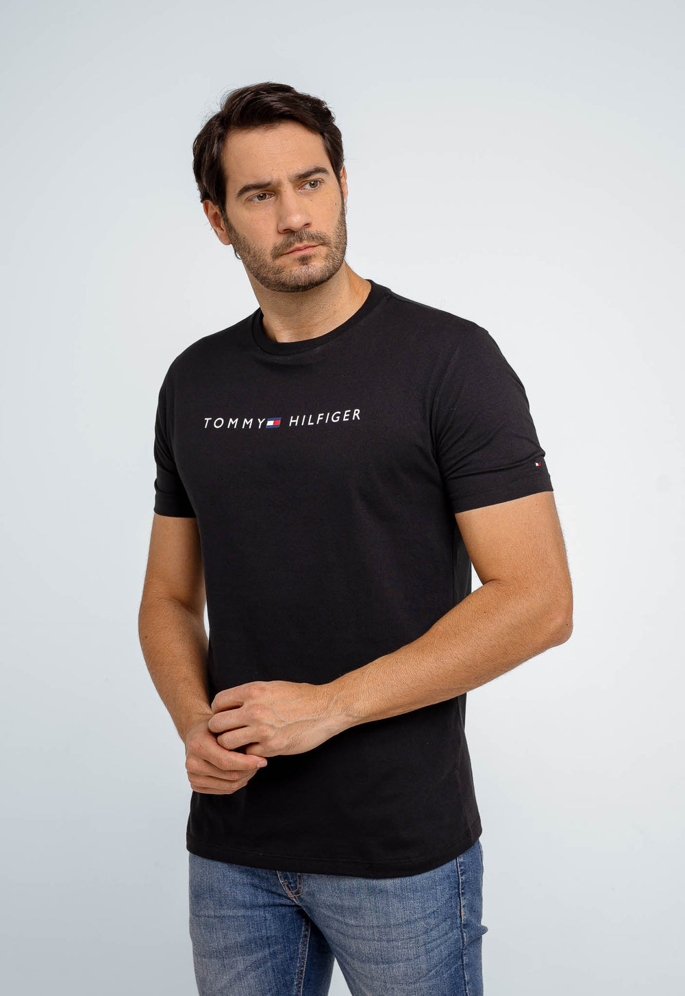 Camiseta Tommy Hilfiger Logo Central - Henri Store