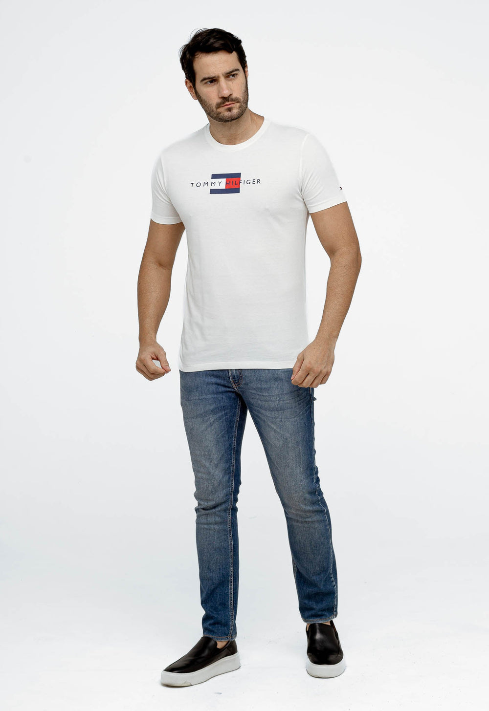 Camiseta Tommy Hilfiger Logo Central - Henri Store