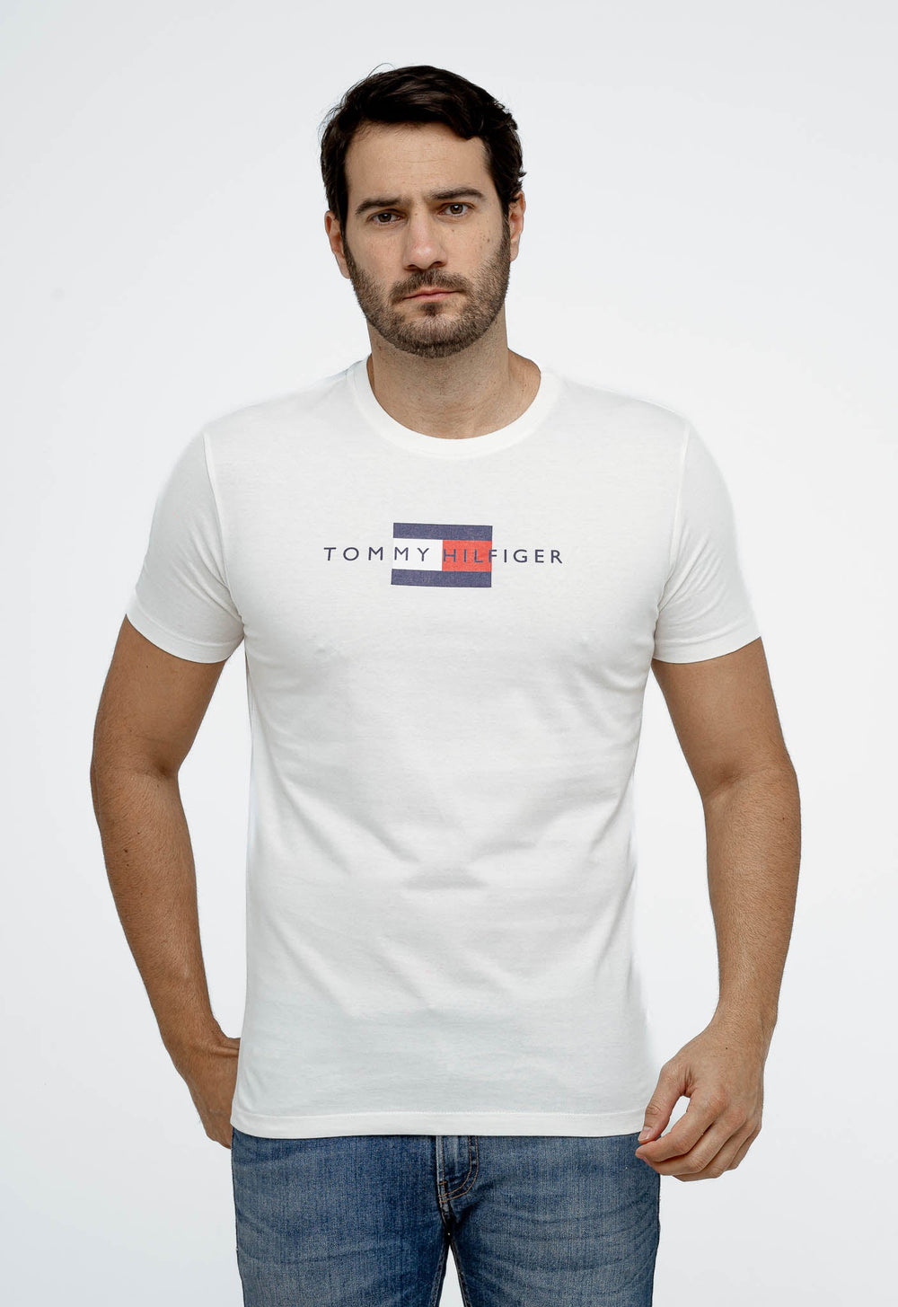 Camiseta Tommy Hilfiger Logo Central - Henri Store