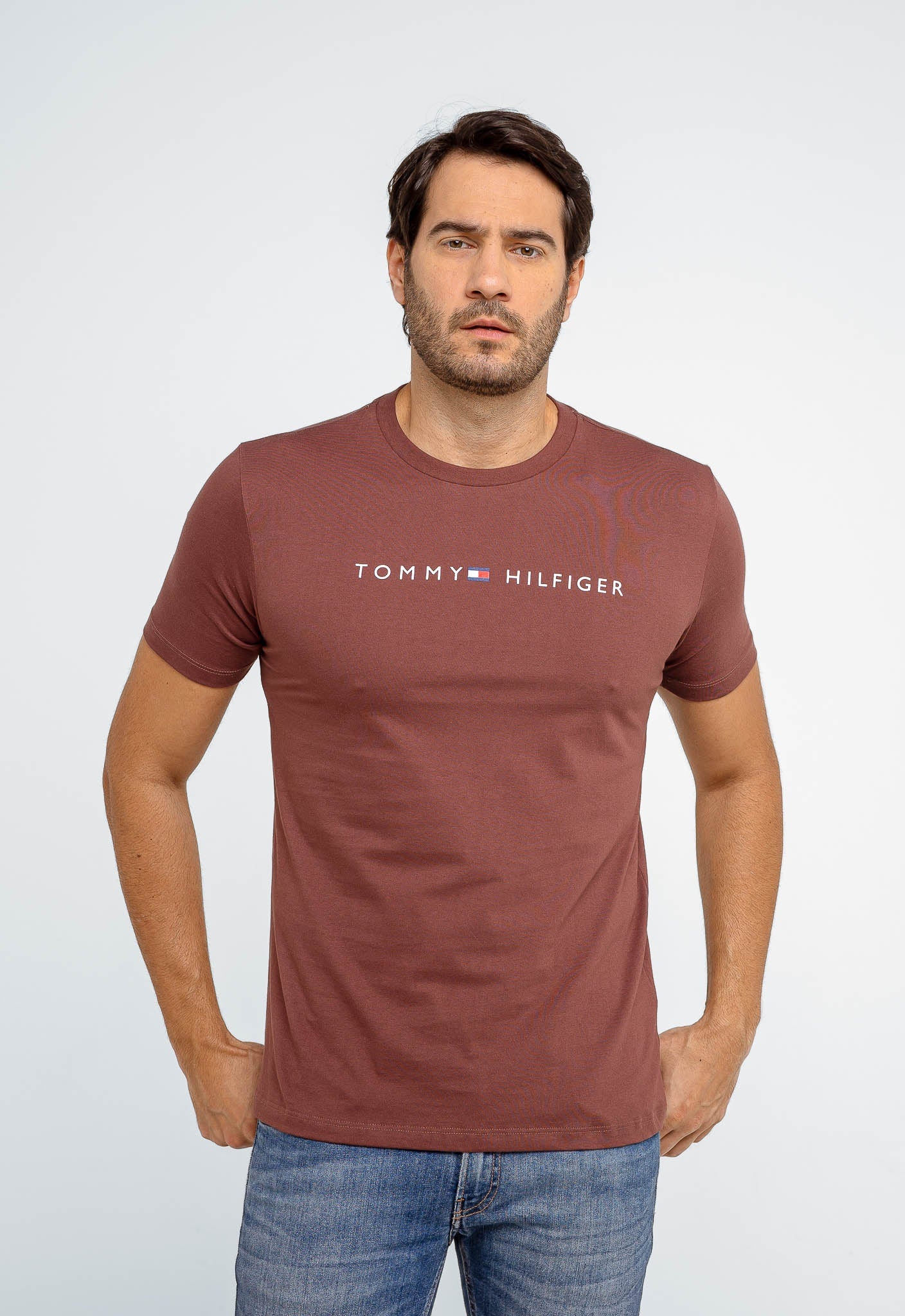 Camiseta Tommy Hilfiger Logo Central - Henri Store