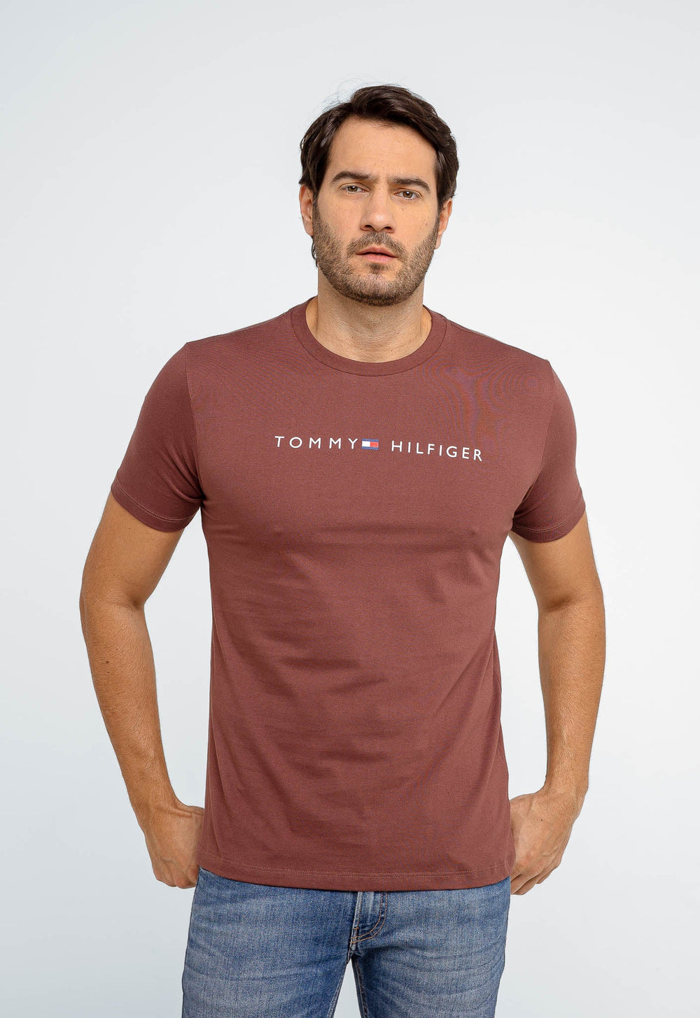 Camiseta Tommy Hilfiger Logo Central - Henri Store
