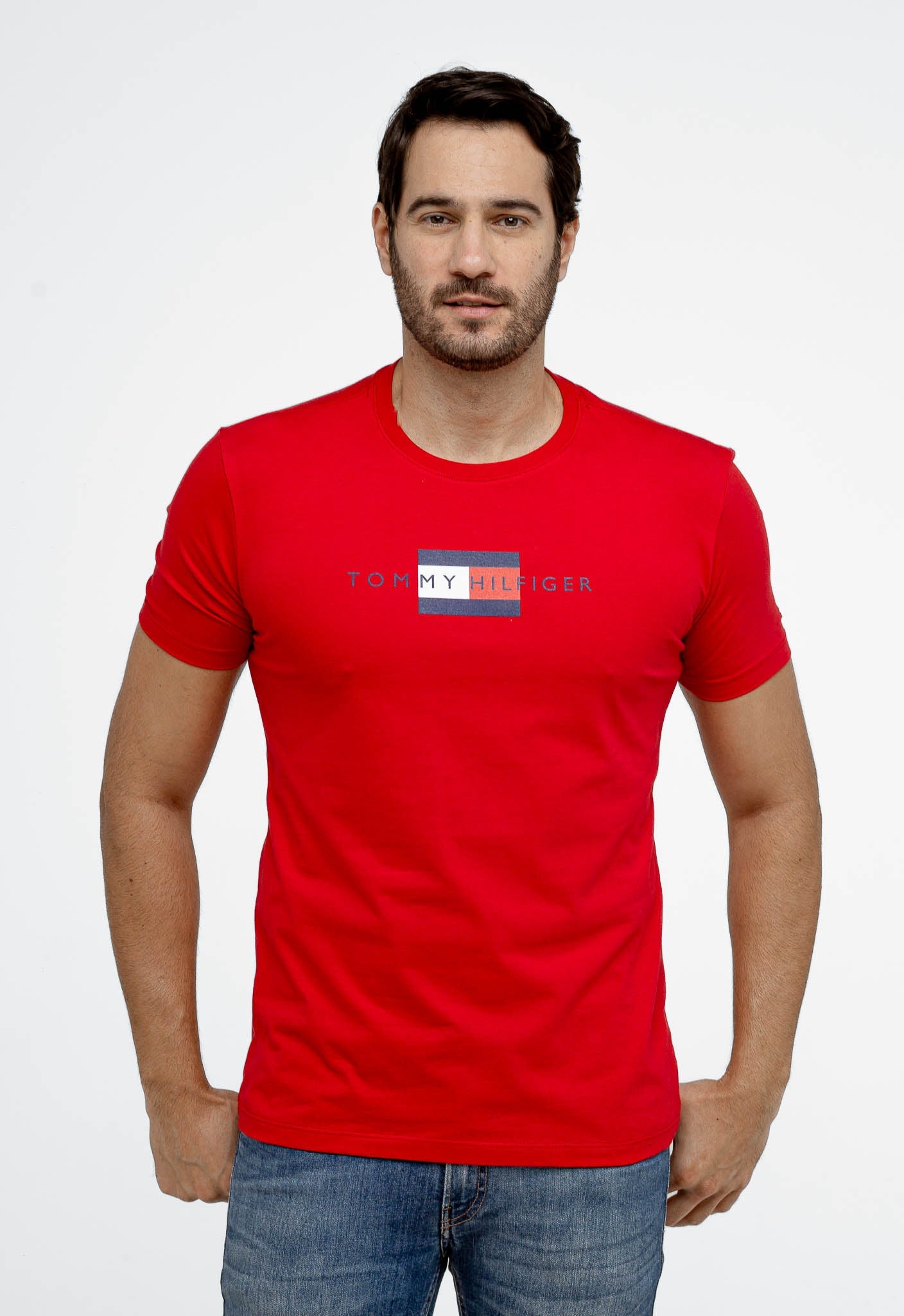 Camiseta Tommy Hilfiger Logo Central - Henri Store