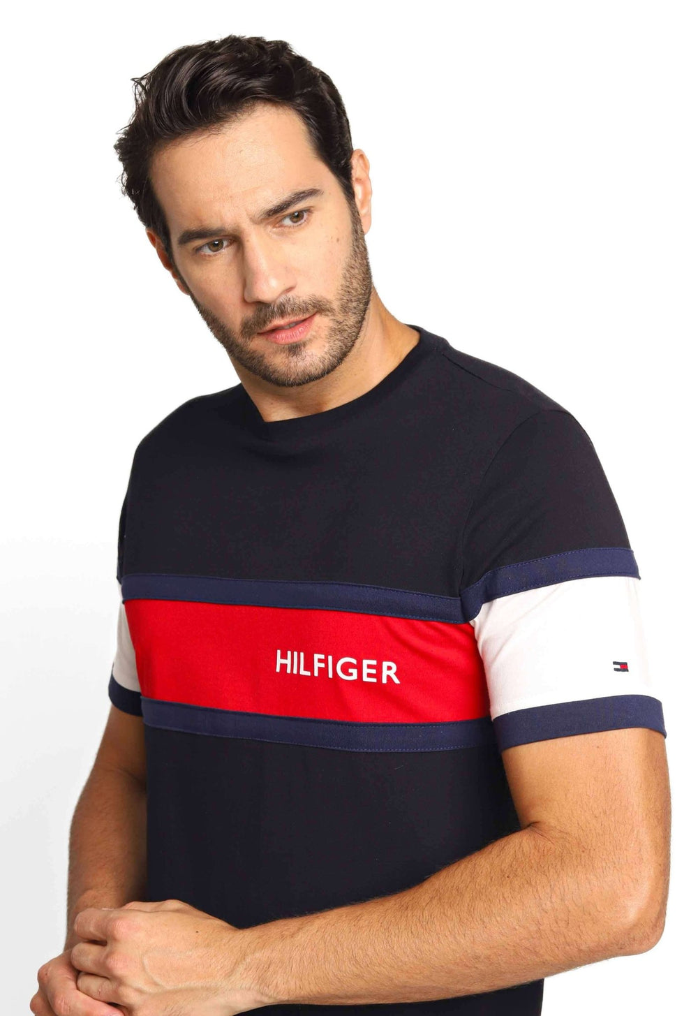 Camiseta Tommy Hilfiger Logo Central - Henri Store
