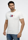 Camiseta Tommy Hilfiger Logo Central - Henri Store