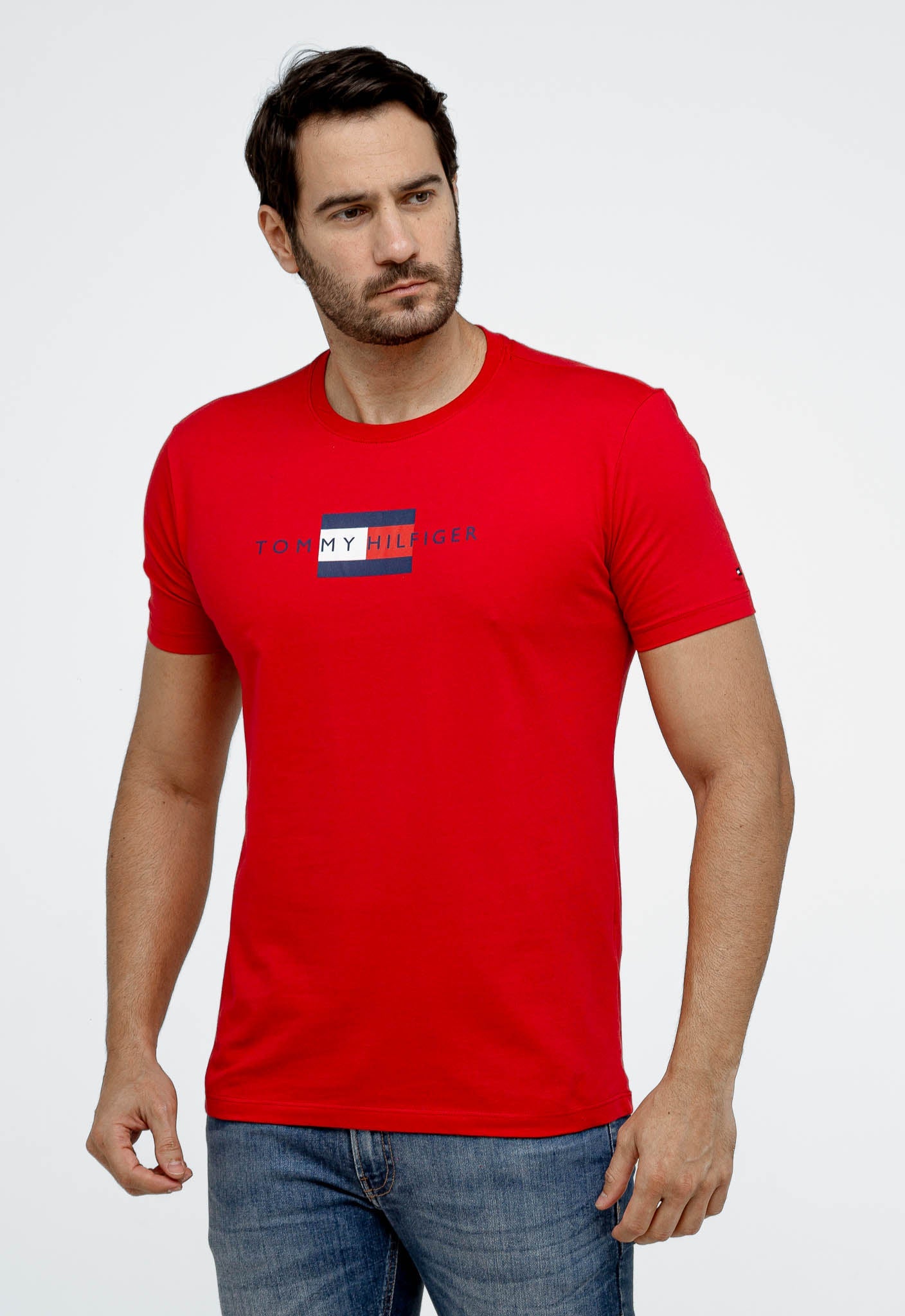 Camiseta Tommy Hilfiger Logo Central - Henri Store