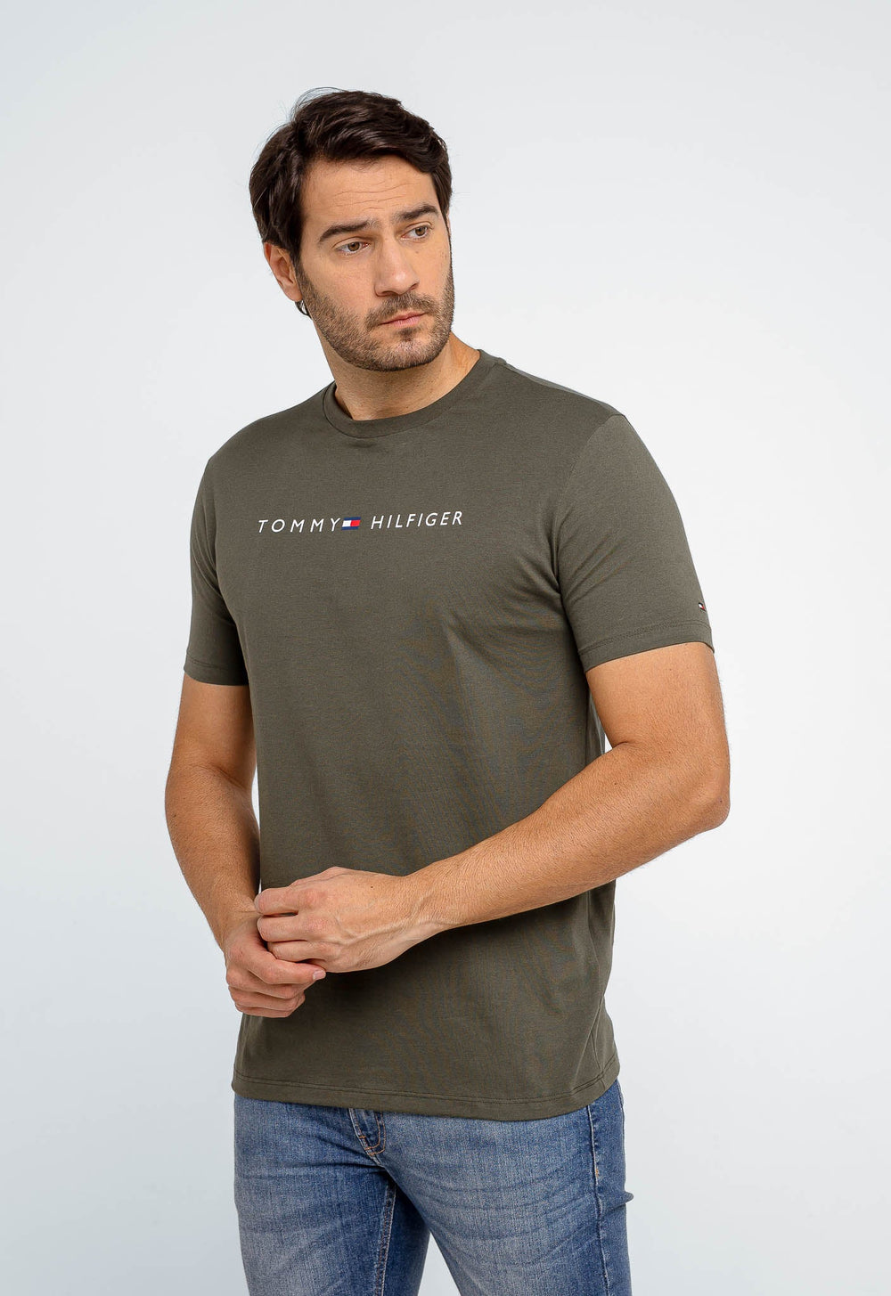 Camiseta Tommy Hilfiger Logo Central - Henri Store