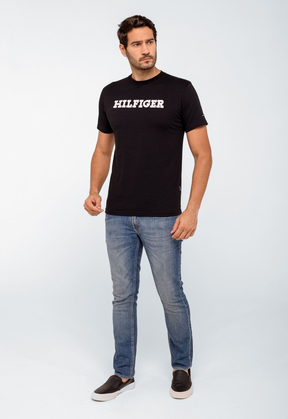Camiseta Tommy Hilfiger Logo Central - Henri Store
