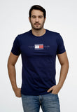 Camiseta Tommy Hilfiger Logo Central - Henri Store