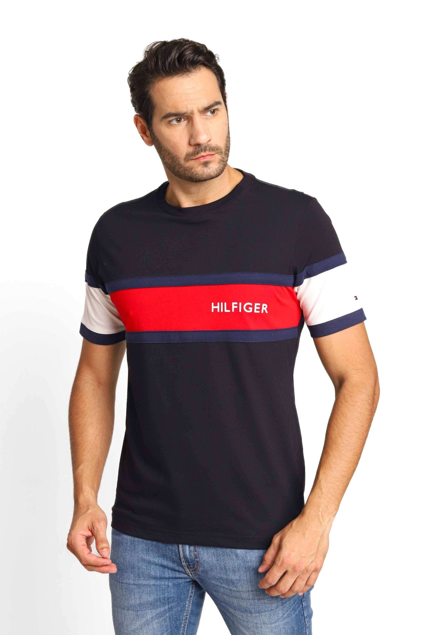 Camiseta Tommy Hilfiger Logo Central - Henri Store