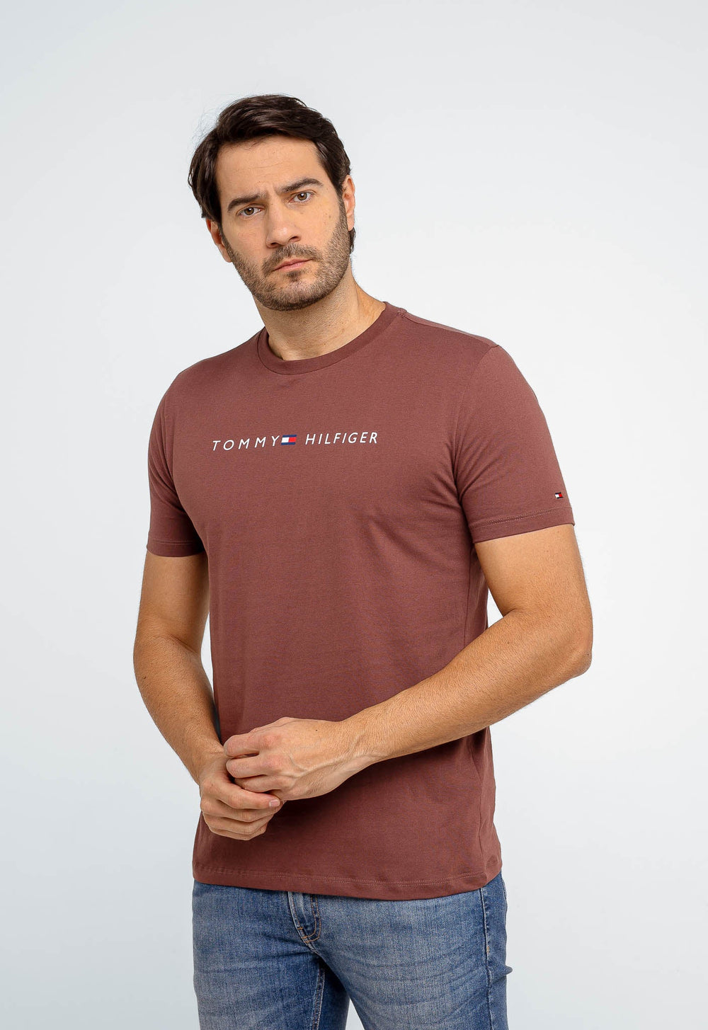 Camiseta Tommy Hilfiger Logo Central - Henri Store