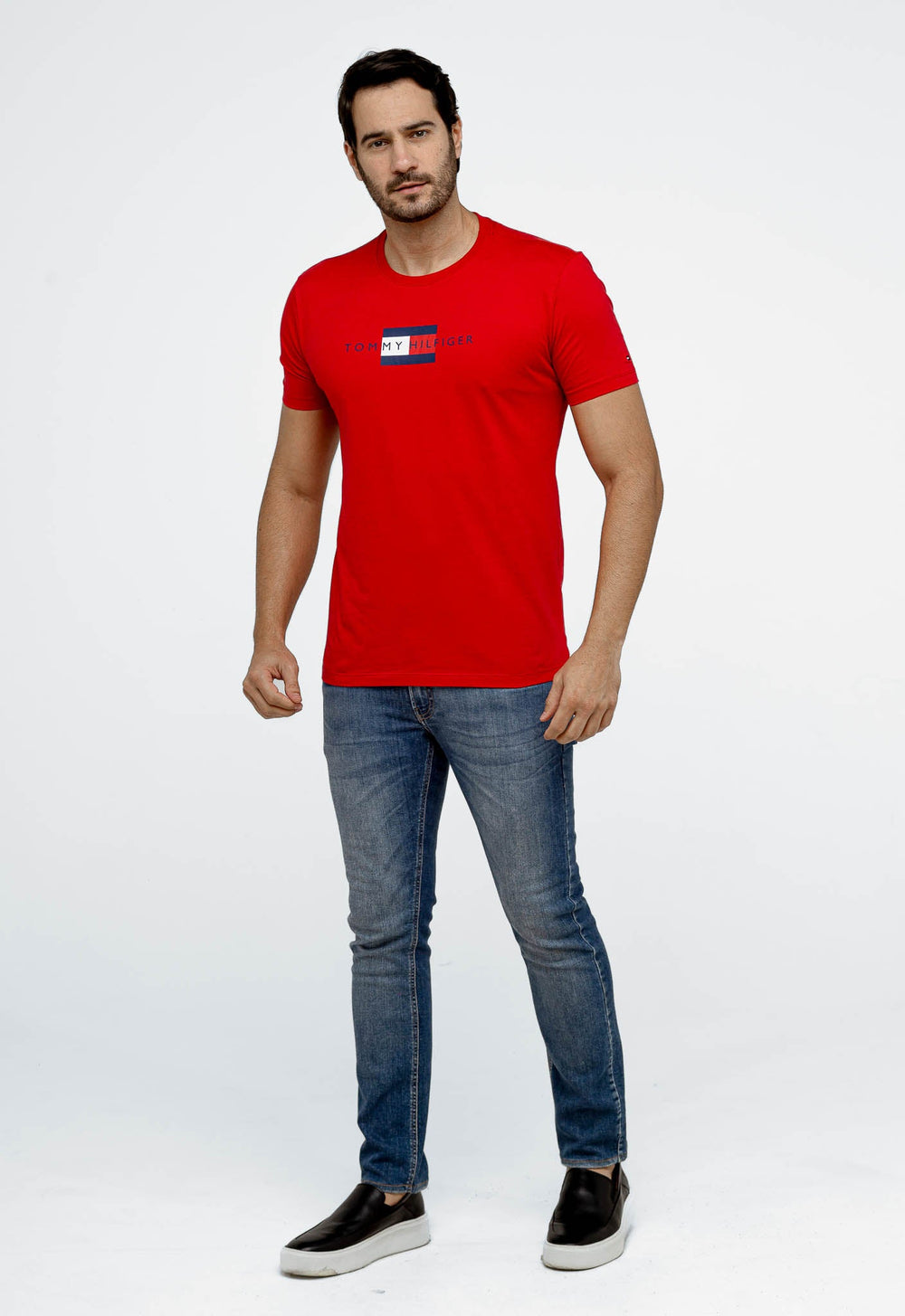 Camiseta Tommy Hilfiger Logo Central - Henri Store