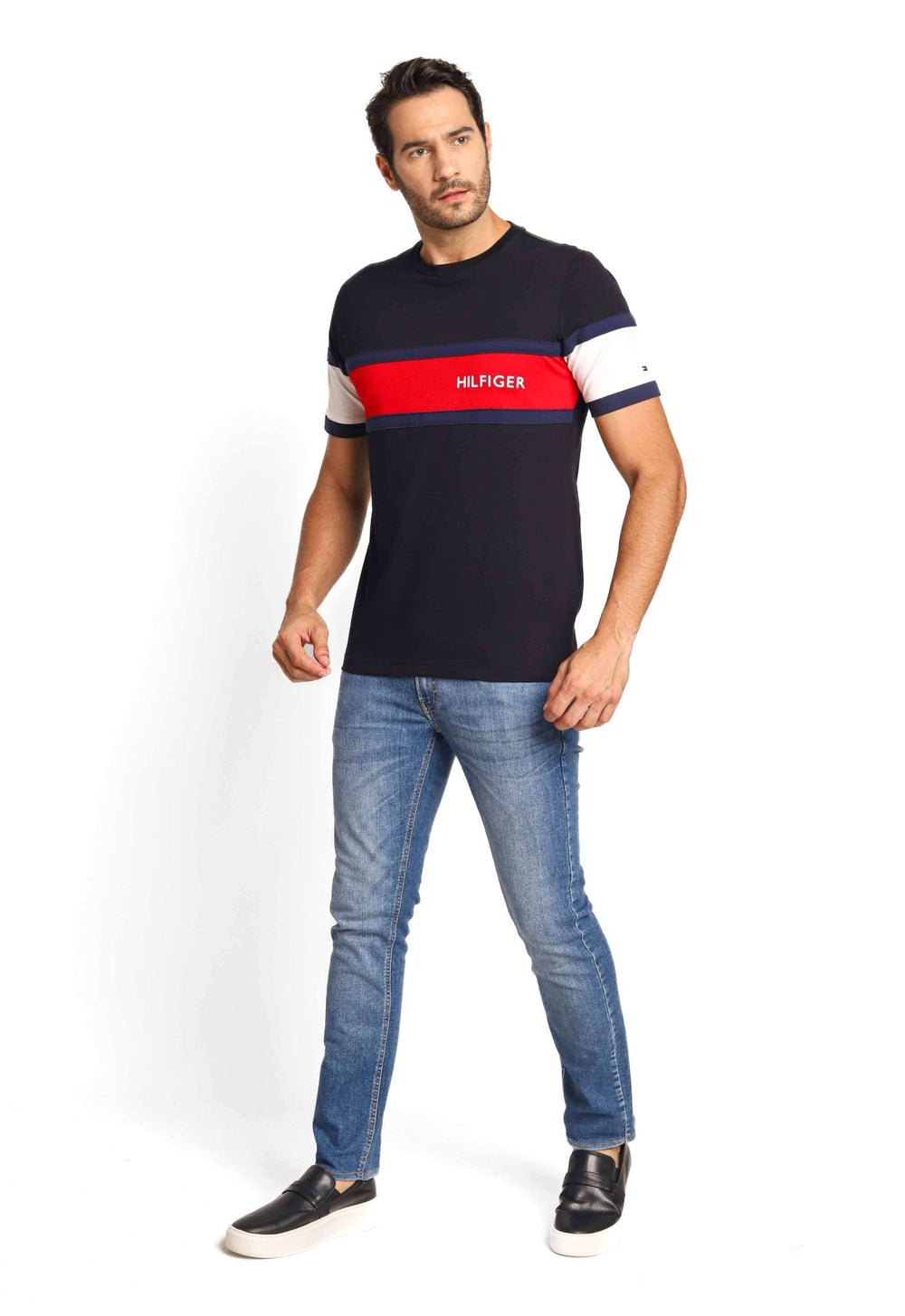 Camiseta Tommy Hilfiger Logo Central - Henri Store