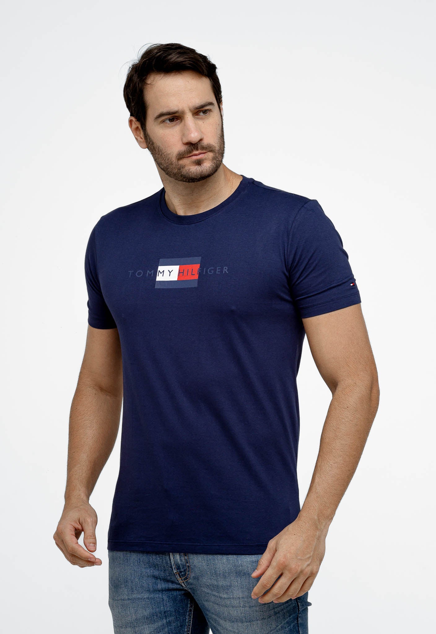Camiseta Tommy Hilfiger Logo Central - Henri Store