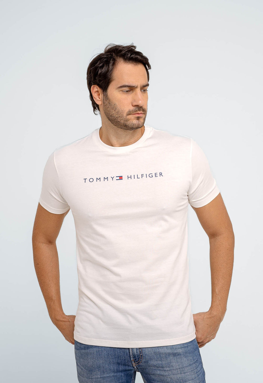 Camiseta Tommy Hilfiger Logo Central - Henri Store