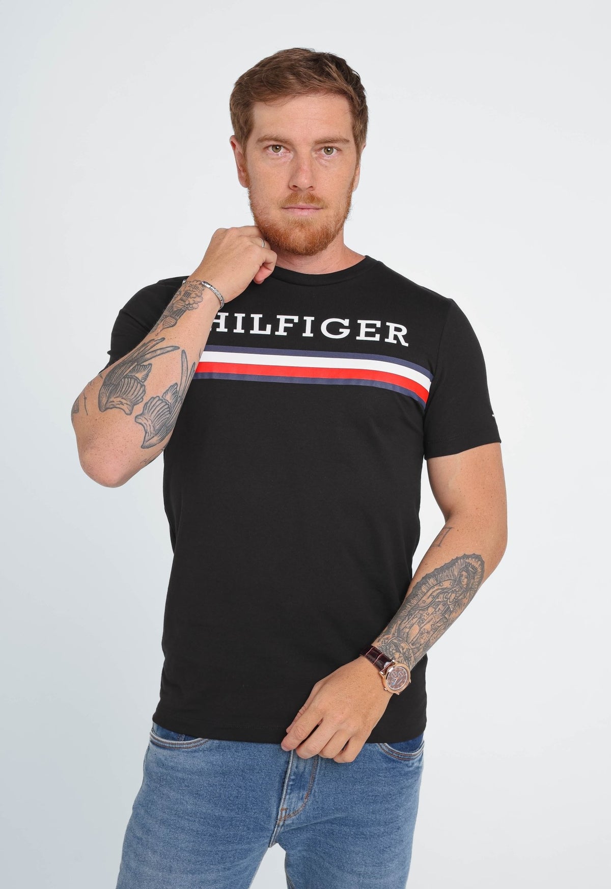 Camiseta Tommy Hilfiger Logo Centralizer - Henri Store
