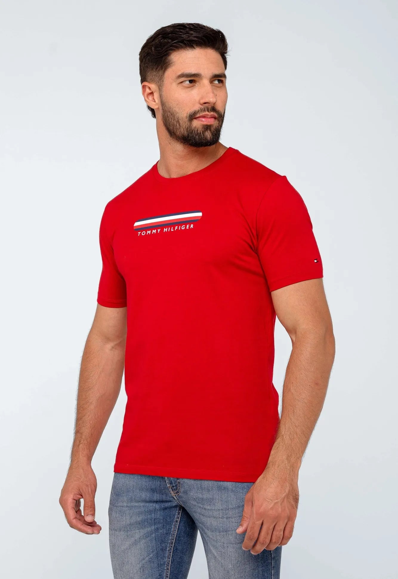 Camiseta Tommy Hilfiger Logo em Relevo - Henri Store