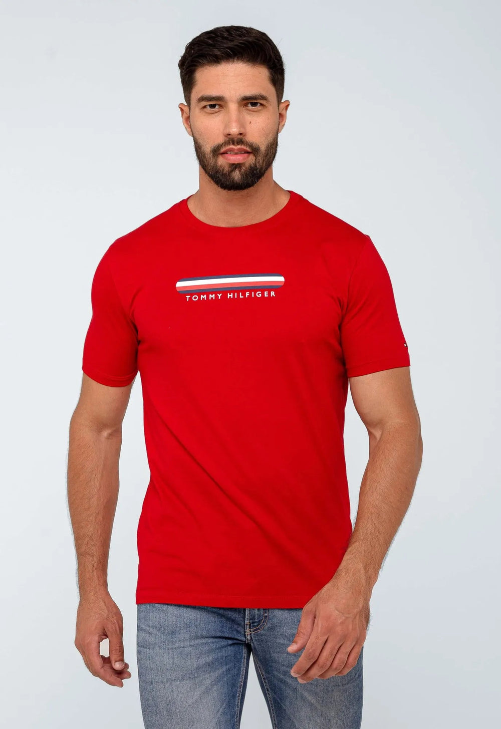 Camiseta Tommy Hilfiger Logo em Relevo - Henri Store