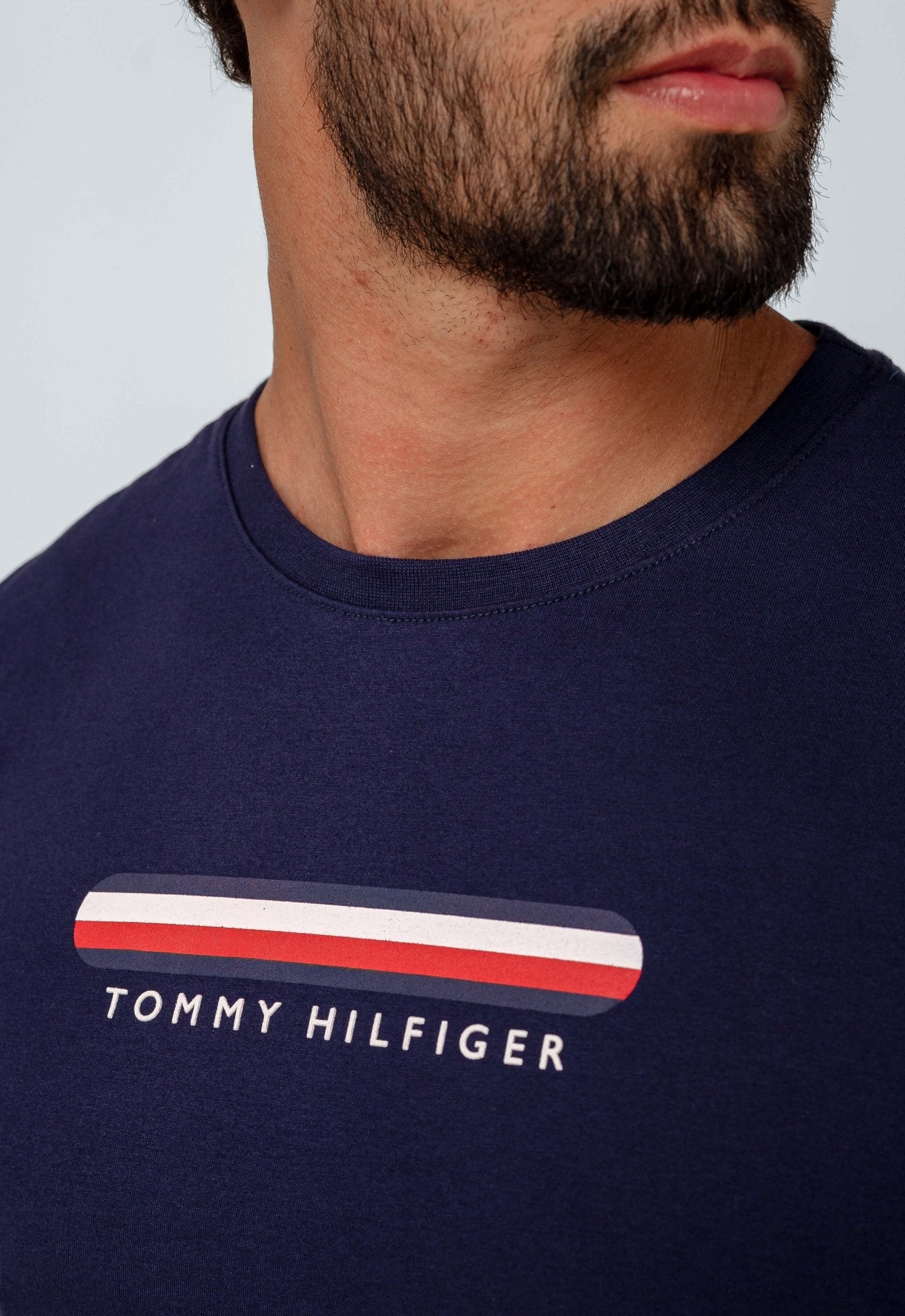 Camiseta Tommy Hilfiger Logo em Relevo - Henri Store