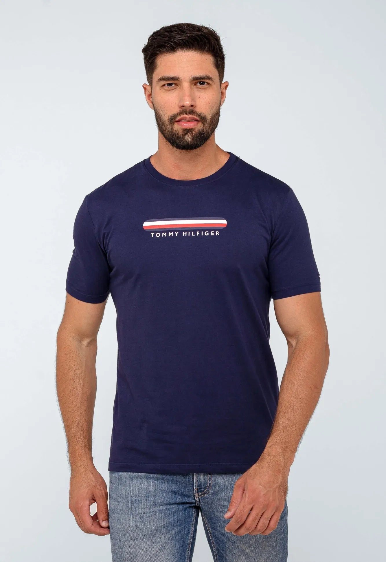 Camiseta Tommy Hilfiger Logo em Relevo - Henri Store
