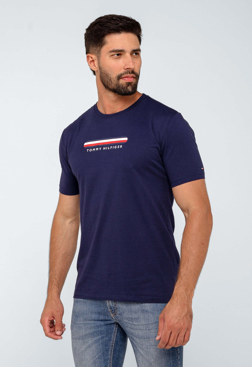 Camiseta Tommy Hilfiger Logo em Relevo - Henri Store
