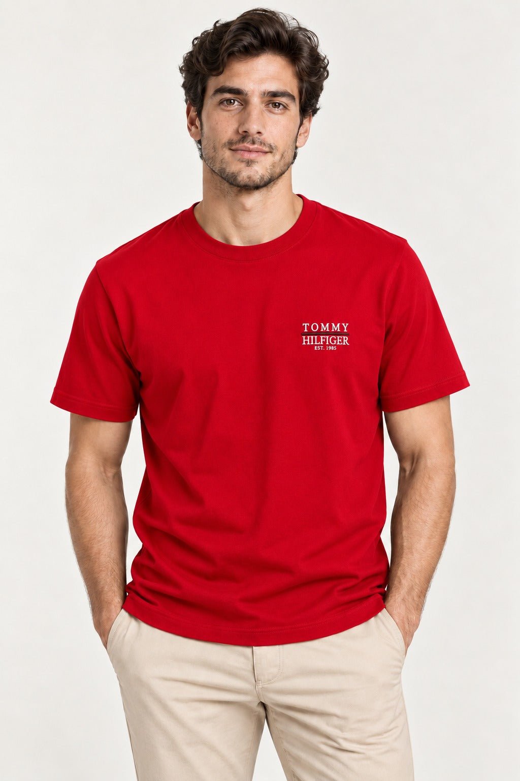 Camiseta Tommy Hilfiger Logo Est. 1985 - Live - Henri Store