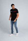 Camiseta Tommy Hilfiger Logo Faixa Colorida - Henri Store