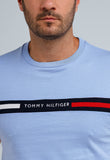 Camiseta Tommy Hilfiger Logo Faixa Colorida - Henri Store