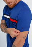 Camiseta Tommy Hilfiger Logo Faixa Tricolor - Henri Store