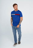 Camiseta Tommy Hilfiger Logo Faixa Tricolor - Henri Store