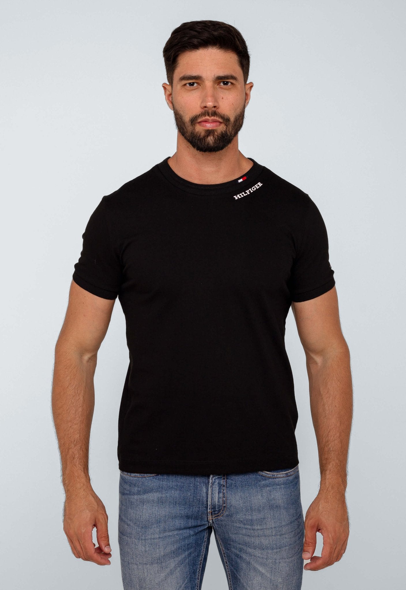 Camiseta Tommy Hilfiger Logo Linear - Henri Store
