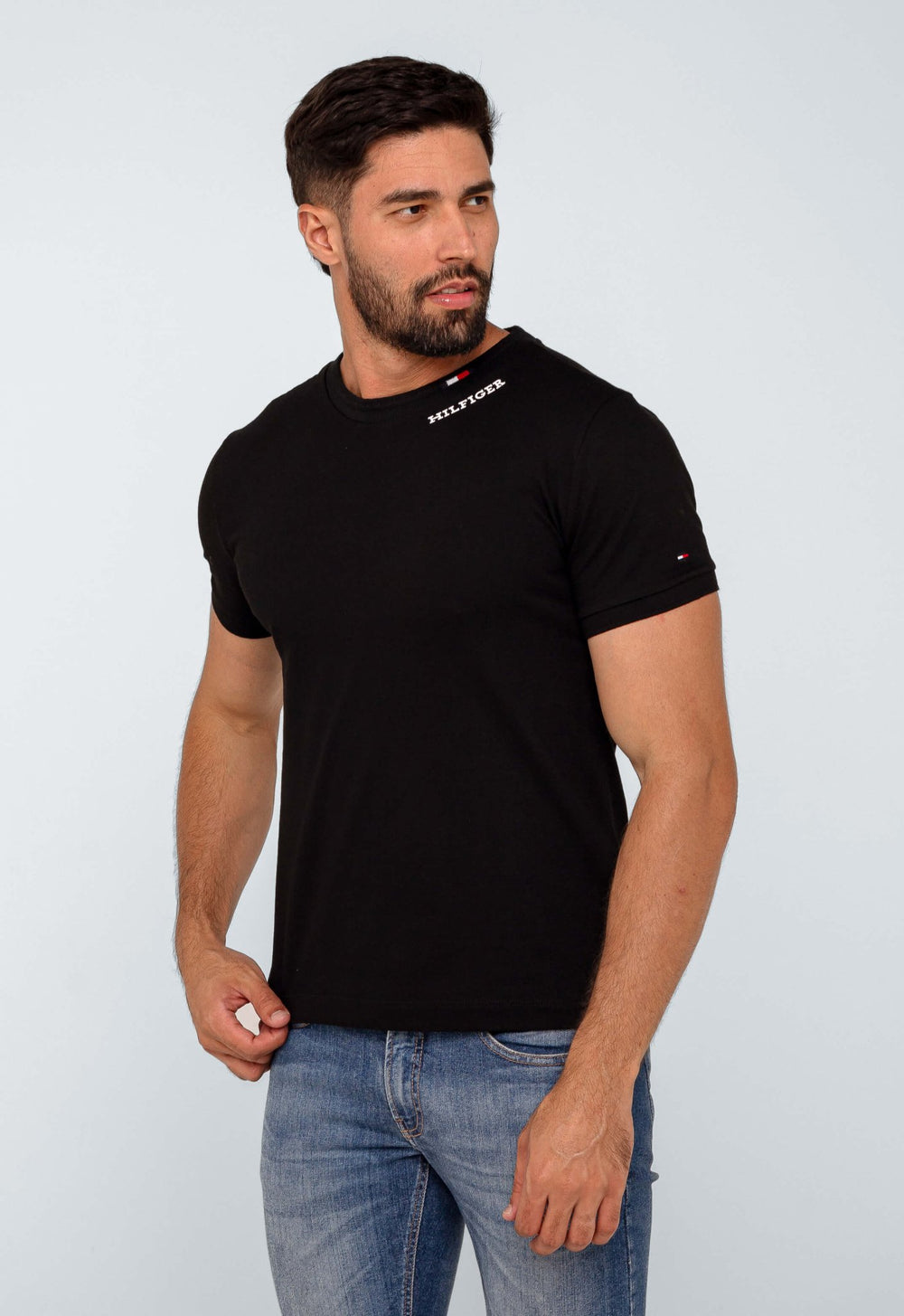 Camiseta Tommy Hilfiger Logo Linear - Henri Store
