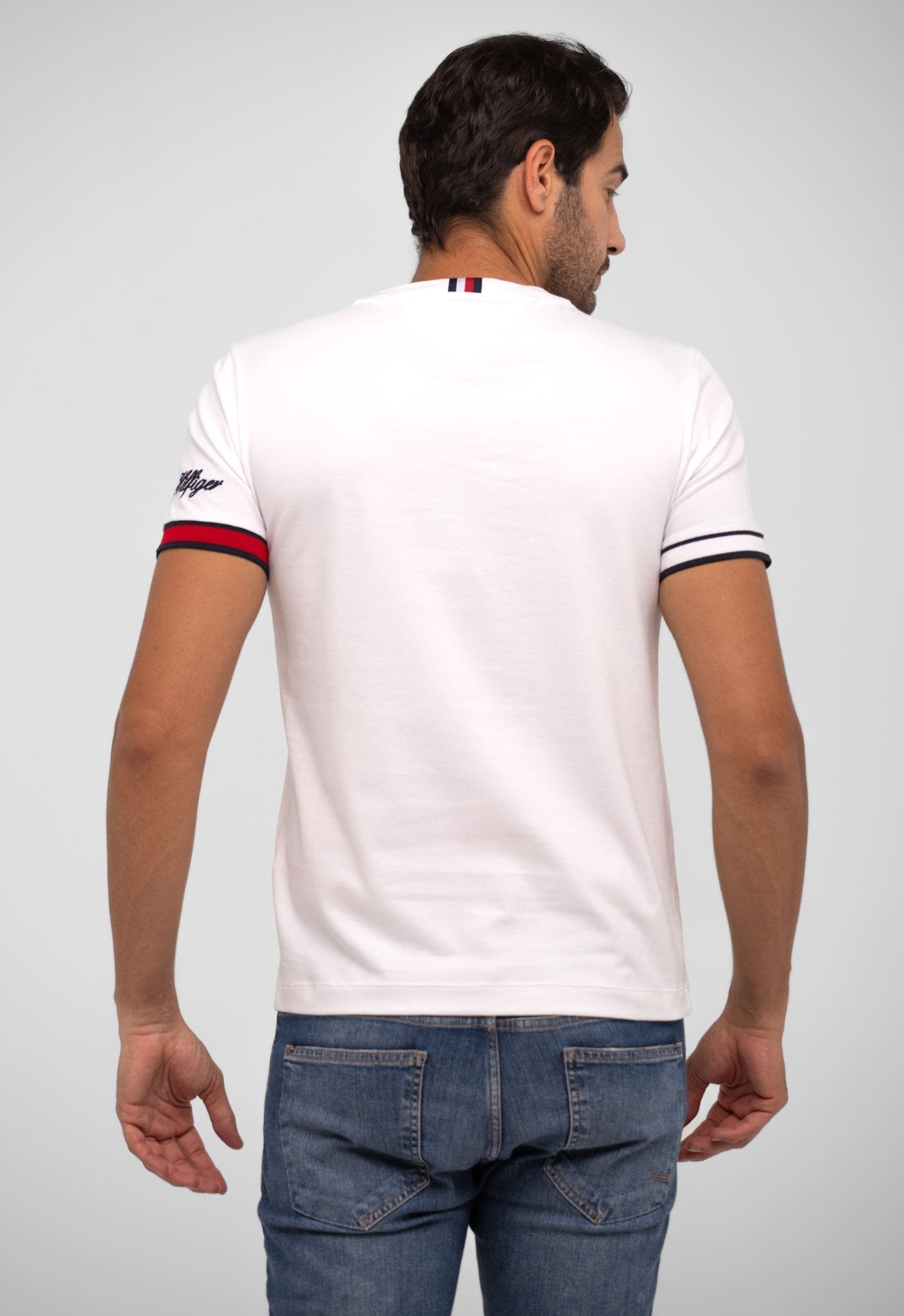 Camiseta Tommy Hilfiger Logo Manga - Henri Store