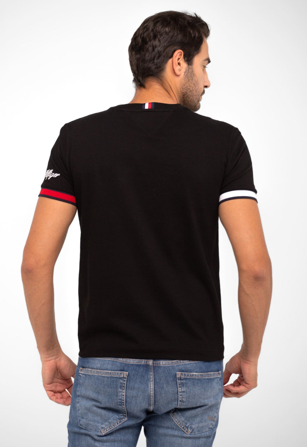 Camiseta Tommy Hilfiger Logo Manga - Henri Store